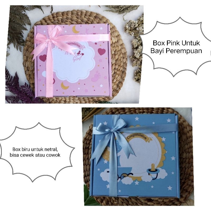 TAFBABY Hampers Bayi Parcel Baby Gift Set Kado Kelahiran Untuk Cewek Cowok Varian Pom