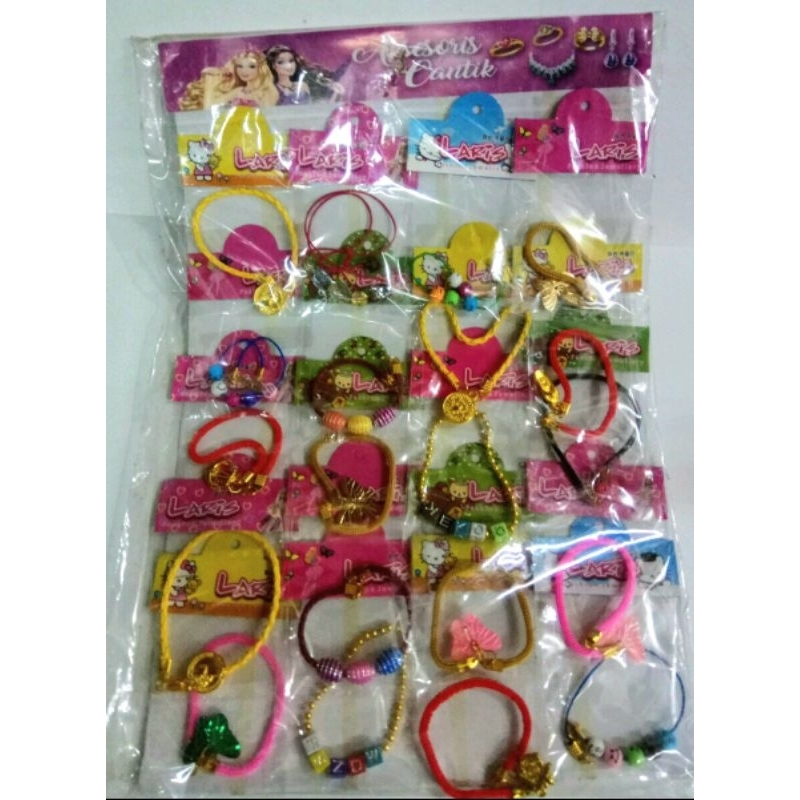 Cabutan Kolas Berhadiah Hadiah Mainan Anak Murah Gelang Aksesoris Accessories (isi 20 pcs)