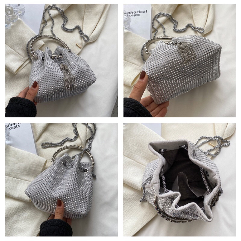 SG7884 syafniegalery tas pesta serut import tas blink murah tas wanita