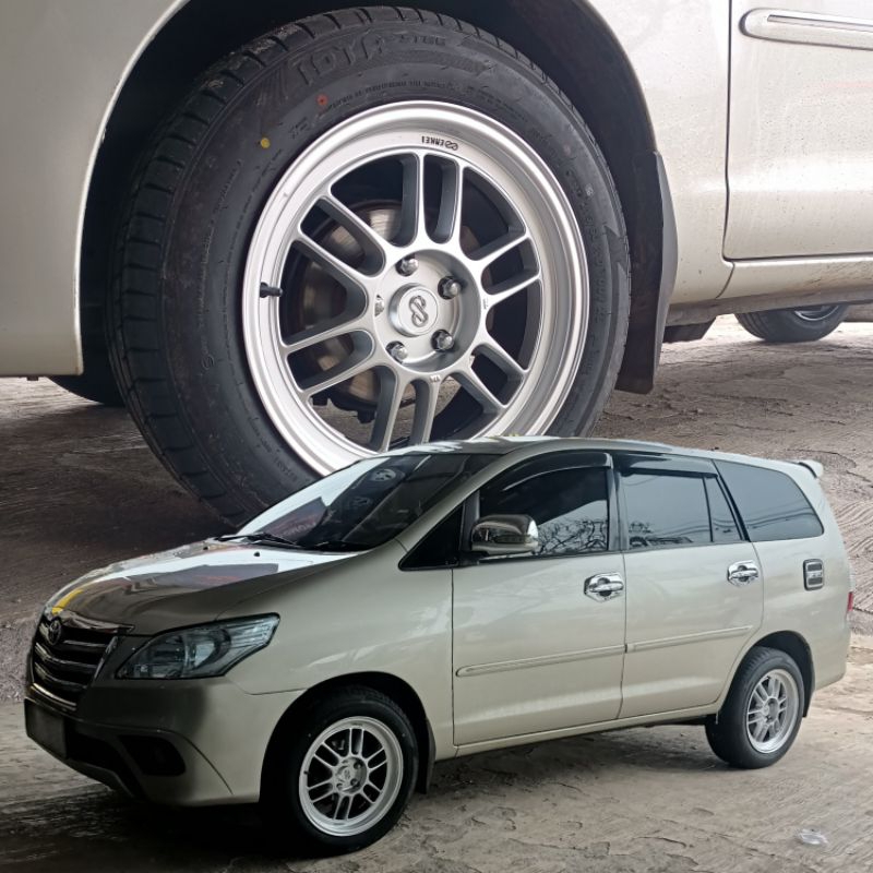 Velg Enkei RPF1 Ring 17 Mobil Innova R17 Lebar 8 Pcd 5x114,3 Hyper Silver