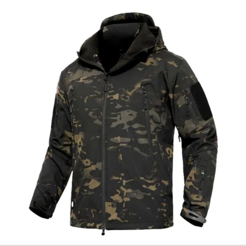 JAKET TAD TACTICAL BLACK MULTICAM WATERPROOF IMPORT