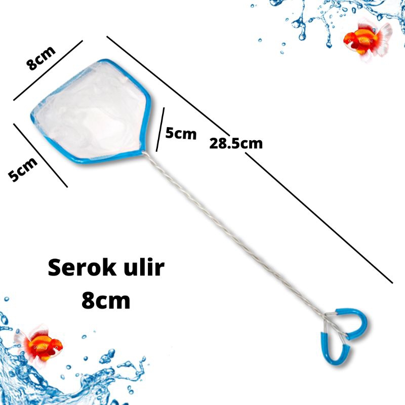 Serok ikan Serok Ulir jaring ikan ukuran 6cm,8cm,10cm,12cm,15cm