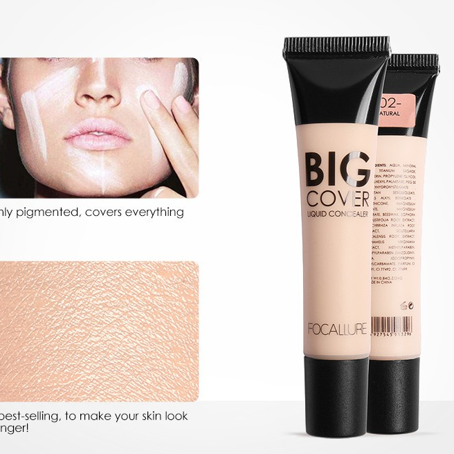 POKY - FOCALLURE Big Cover Liquid Concealer-Face MakeUp