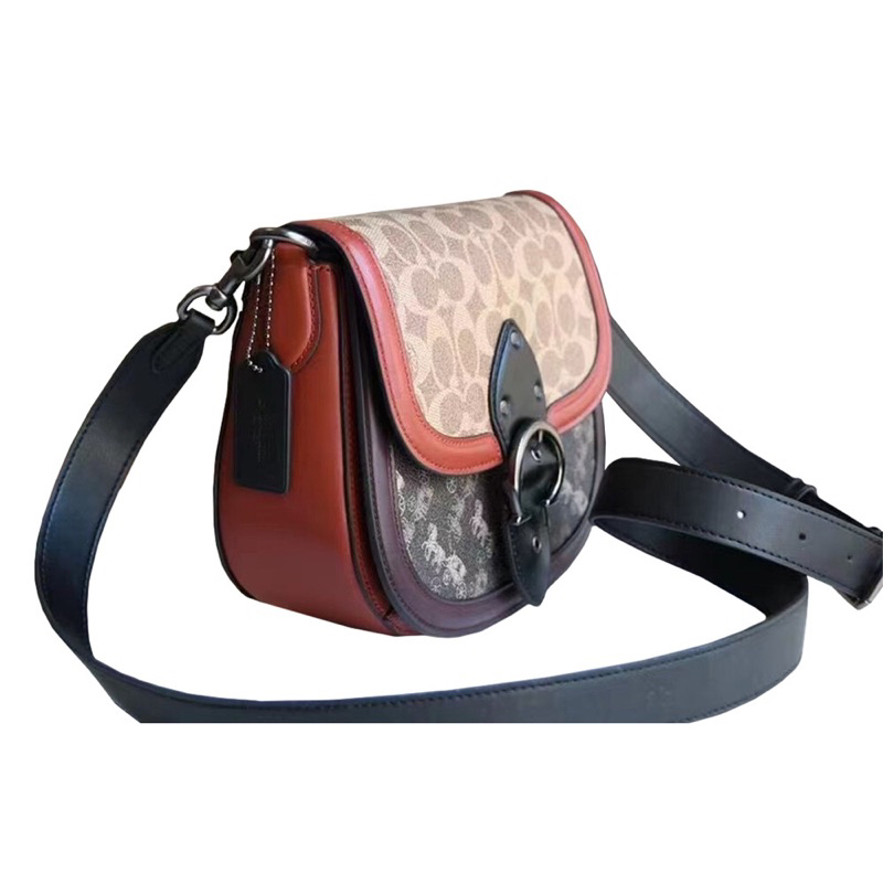 Coach Beat Saddle Bag  (C0745)