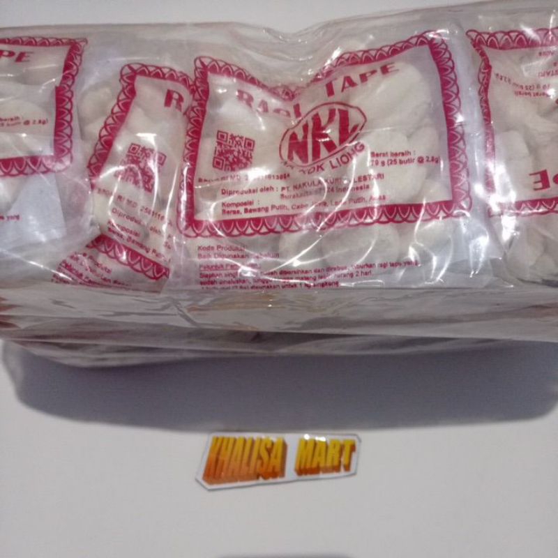 

Ragi Tape NKL | 1 Ball ISI 25 Bungkus
