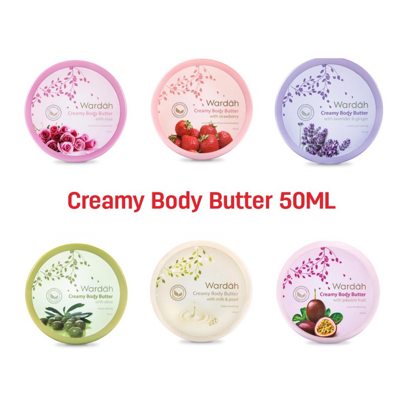 WARDAH CREAMY BODY BUTTER 50 ML