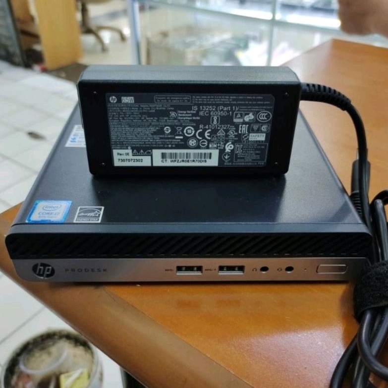 MINI PC HP PRODESK 400 G4 CORE I7-8700T RAM 8GB SSD 256GB