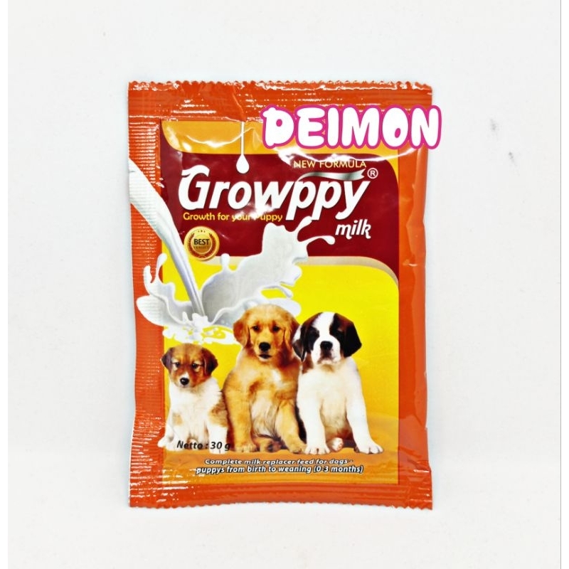 Susu Anjing Growppy Milk Sachet 30g Dog Milk