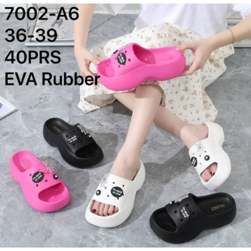 36-42 Sandal Fuji Viral Sandal Fuji Jibbidz Sandal Wanita Kekinian Sandal Fuji Korea Sandal  Wanita 