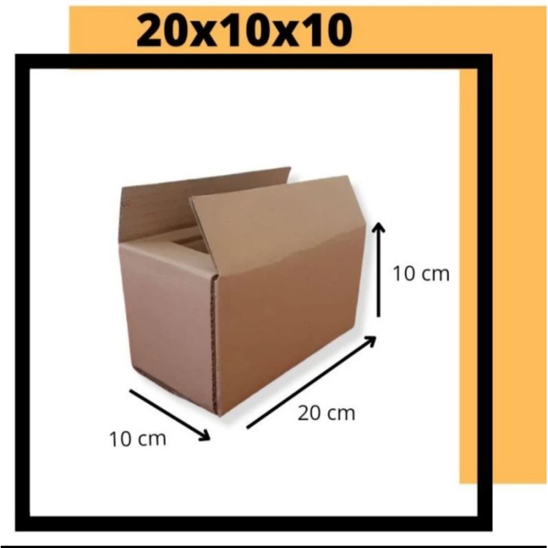 

Kardus packing polos ukuran 20x10x10
