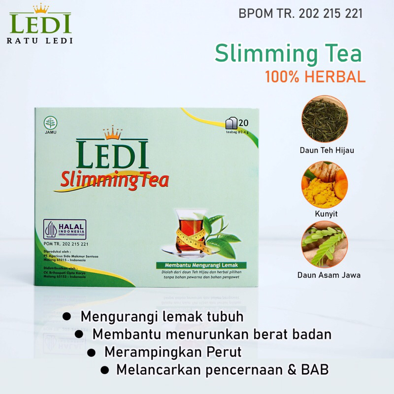 

LEDI SLIMING TEA/Teh Hijau/Teh Diet
