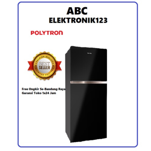 Kulkas polytron 2 pintu PRW29MNX PRW 29 MNX garansi resmi POLYTRON