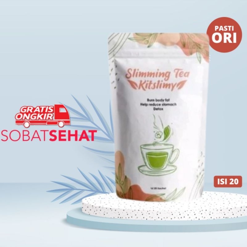 Teh Diet KITSLIMY Slimming Tea (Isi 20) Pelangsing Badan Original 100%