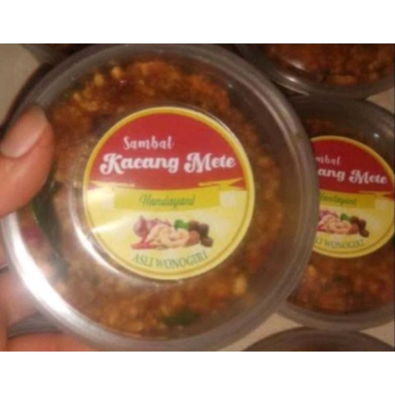 

Sambal mete wonogiri 200 gr