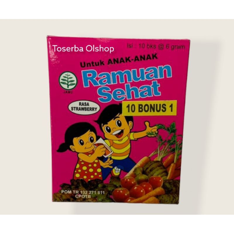 

Ramuan sehat anak (1 box 10+1 sachet)