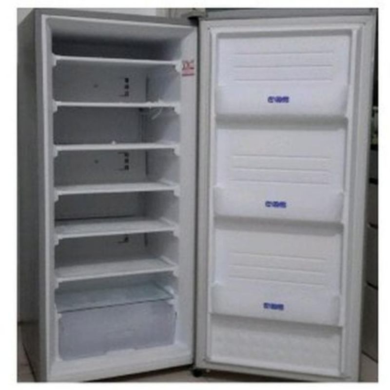 Sharp Kulkas Freezer, Kulkas Khusus Es 6rak type FJ-M 189N SS, garansi resmi