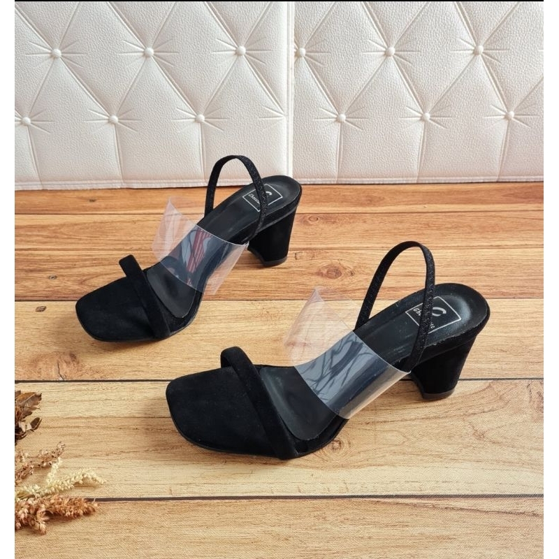 ABBUSHOES AJ 36 sendah hak tahu mika karet premium 7cm