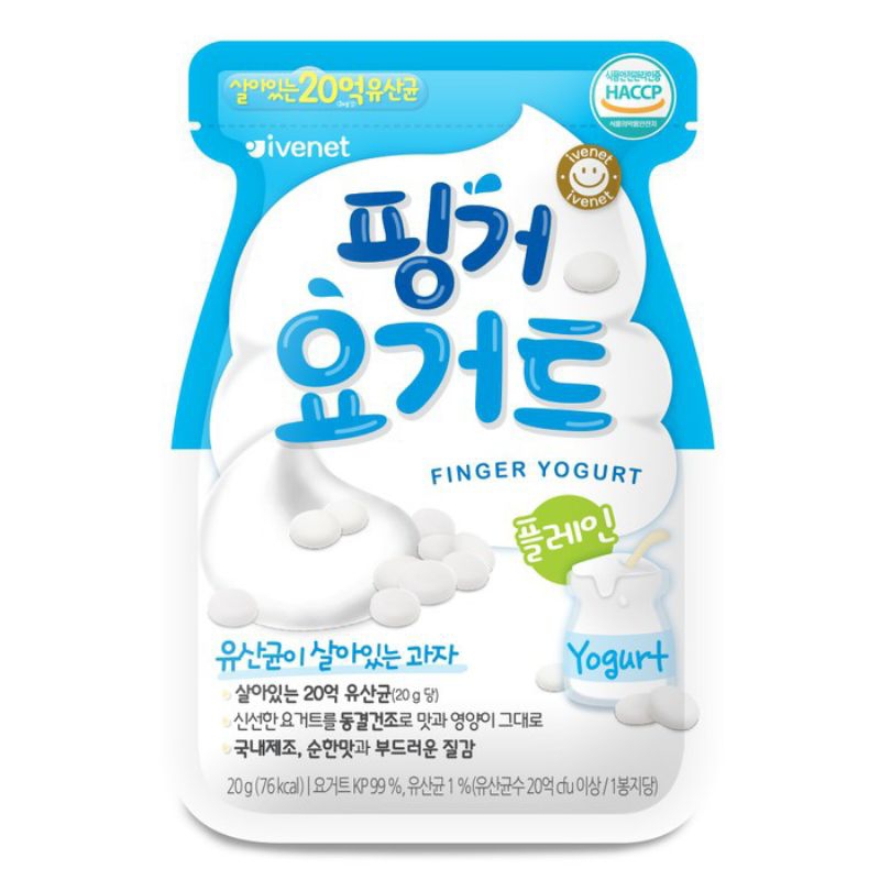 Ivenet Finger Yogurt 20gr / Snack Bayi
