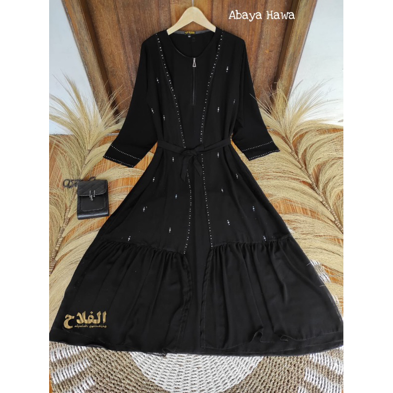 ABAYA HAWA - ABAYA HITAM DEWASA