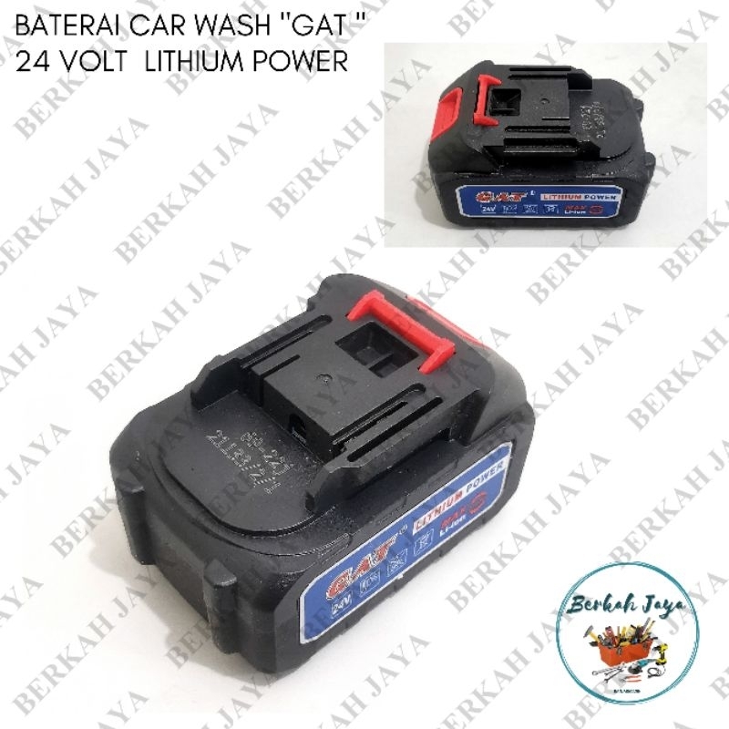 Baterai Cordless CAR WASH / BOR  24VOLT GAT  Wireless Lithium Battery | Cordlees 24v