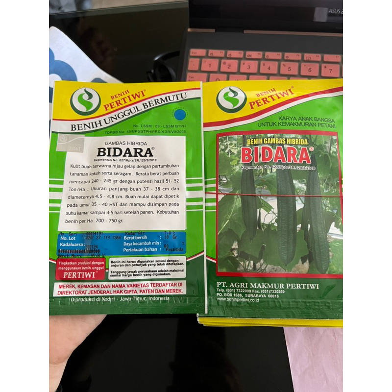 [Tani] Benih Bibit Gambas Oyong Bidara 10gr Hibrida Pertiwi