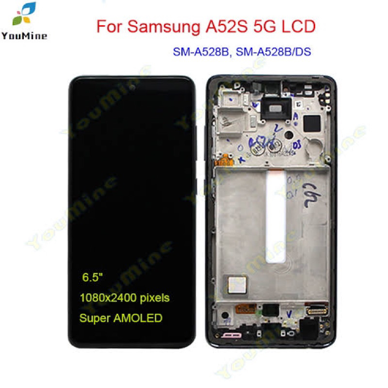 LCD samsung a52s + conector dan ic