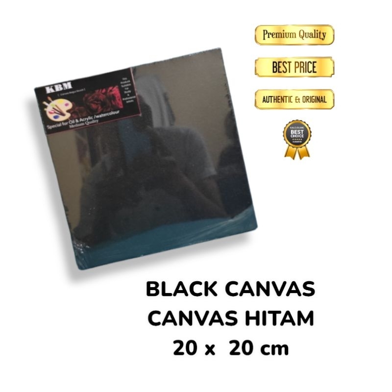 

KANVAS LUKIS 20x20 CM/CANVAS LUKIS HITAM/BLACK KANVAS/KANVAS STRETCHED