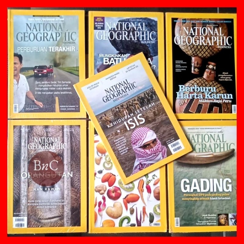 National geographic natgeo indonesia Original segel