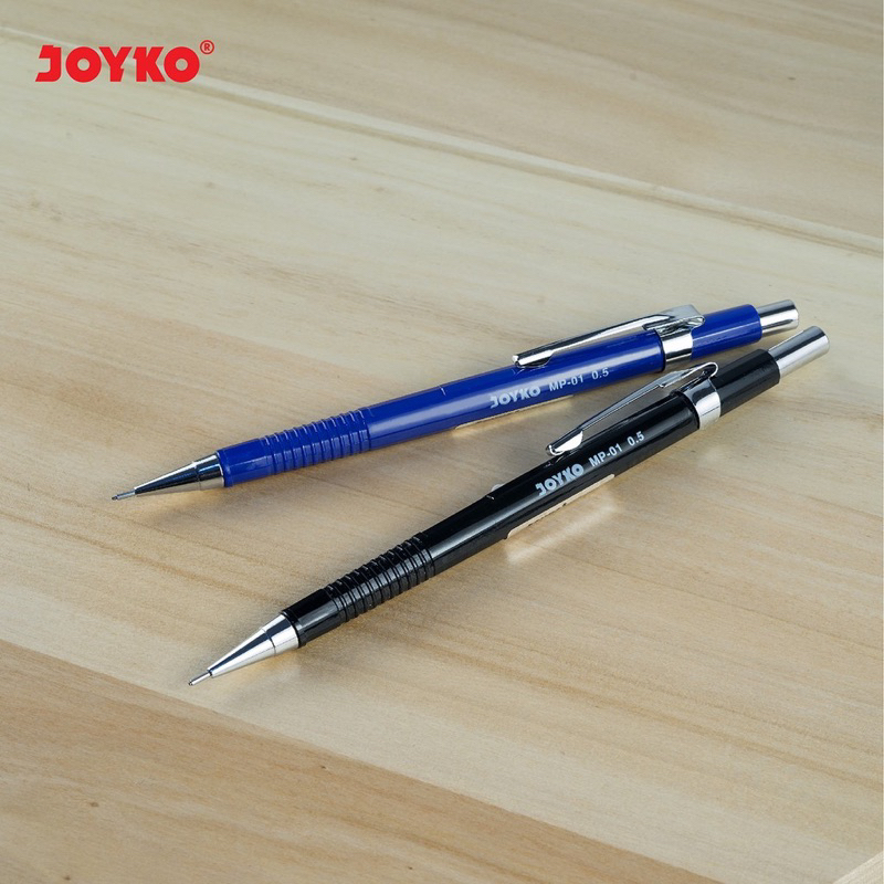 

Pensil mekanik JOYKO MP-01 ECER 1 Biji / Mechanical Pencils 0.5 mm / Pensil Cetekan Joyko Polos Elegan Kuliah atau Kantor