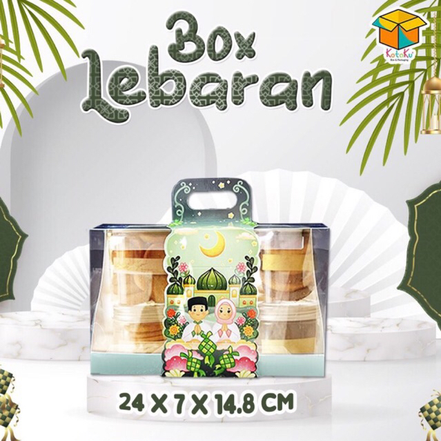 

Box hampers lebaran + belt 24x14.8x7 dan 16x14.8x7