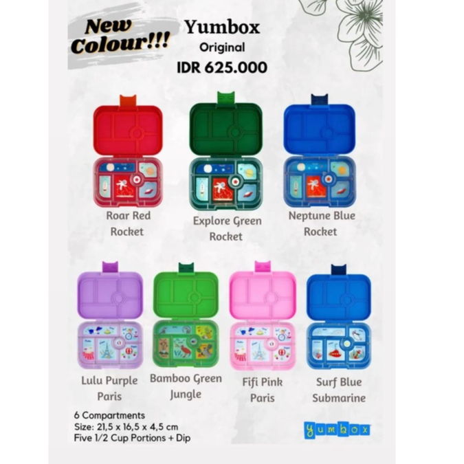 Yumbox Original 6 compartments
