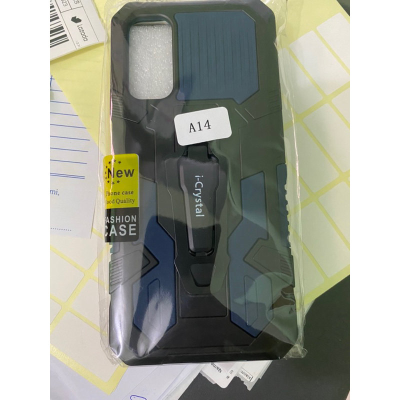 case robot samsung A14 case i cristal ini bahan tebal dan kokoh