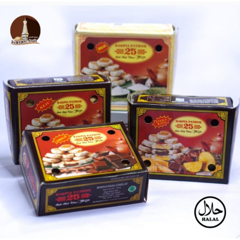 

BAKPIA PATHOK 25 ORIGINAL ( OLEH OLEH KHAS JOGJA)