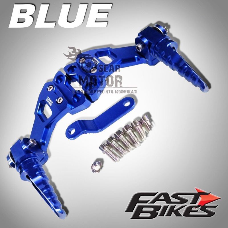 # fastbike cnc step fu footstep gantung satria fu full cnc footstep gantung variasi