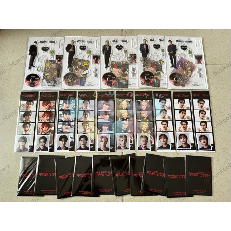 NCT 127 NEO CITY THE LINK POSTCARD ACRYLIC KEYRING PHOTO STORY BOOK AR TICKET FORTUNE SCRATCH SLOGAN