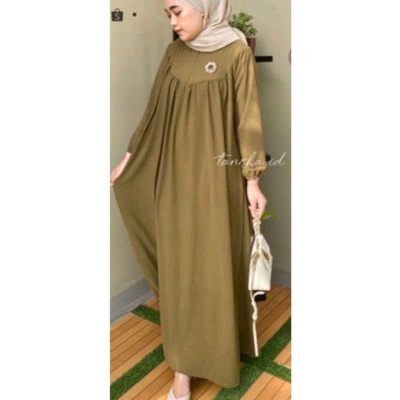 GAMIS GLOW CRINKLE AIRFLOW//BUSANA MUSLIM MASA KINI