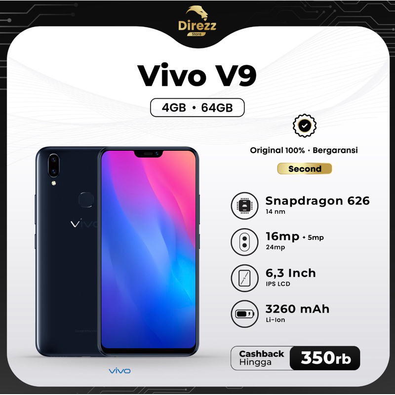 Vivo v9 4 64gb second