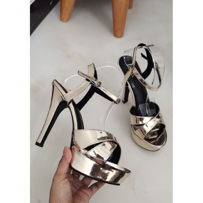 high heels 13cm tali silang glossy premium