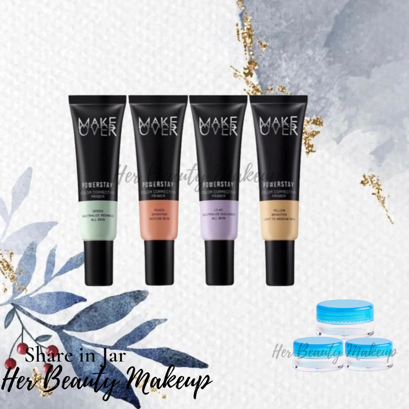 Share in Jar M*ke Over Powerstay Color Correcting Primer