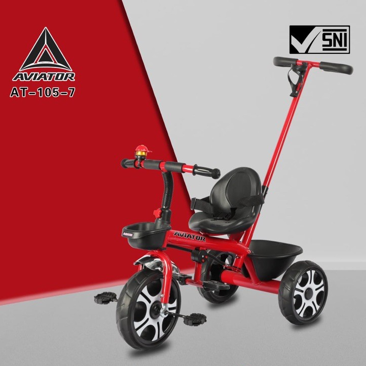 Sepeda balita roda tiga aviator AT 105-7 AT 7711 cupid 1901 icycle sepeda anak roda tiga tricycle baby stroller kereta dorong anak bayi dorongan anak bayi i cycle AT105-7 AT7711 ET1265 ET 1265 ET1267 ET 1267 AT7705 AT 7705 AT7702 AT 7702 AT7713 AT 7713