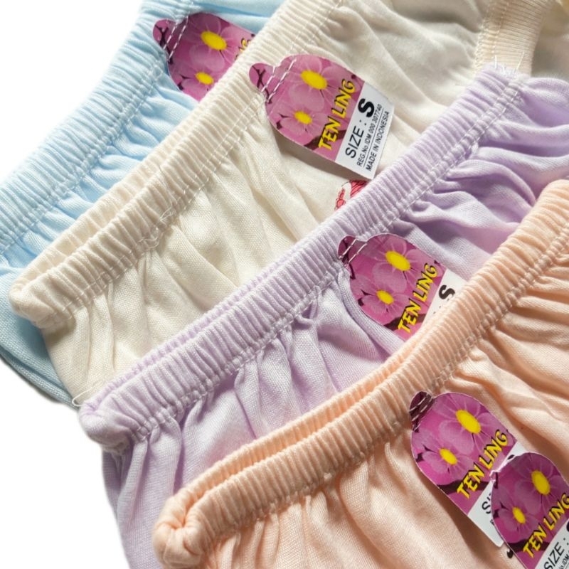 CD Celana Dalam Anak Bocah Balita Perempuan Cewek Paud Tk Sd Ukuran Size M L XL Ten Ling Karakter Lucu Murah Abiz Katun Soft