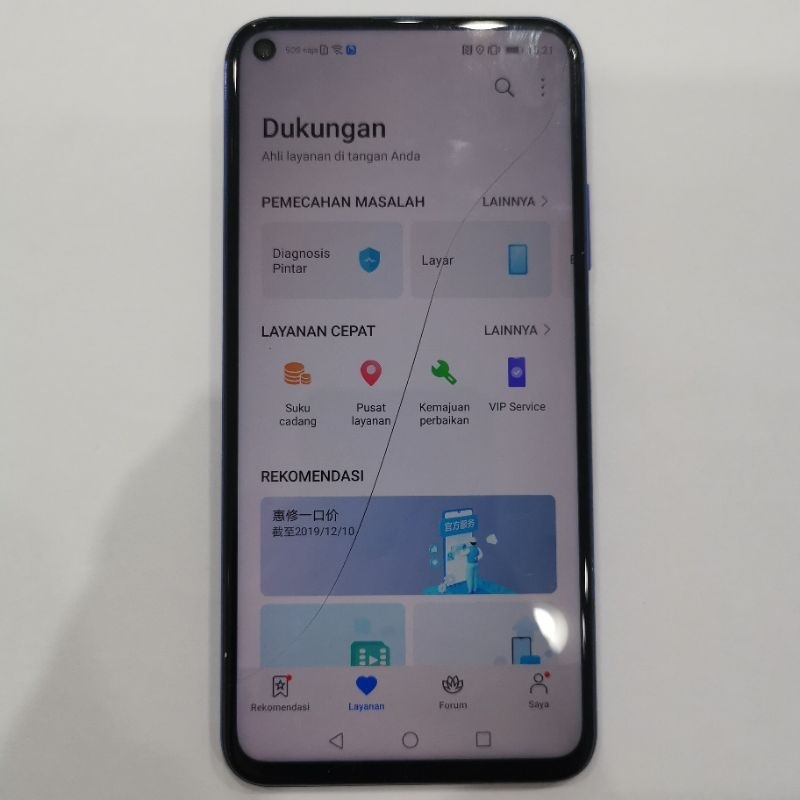 Lcd Huawei Nova 5T Copotan