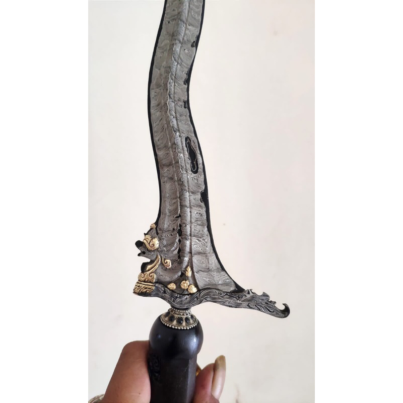 keris nogo kinatah emas sepuh