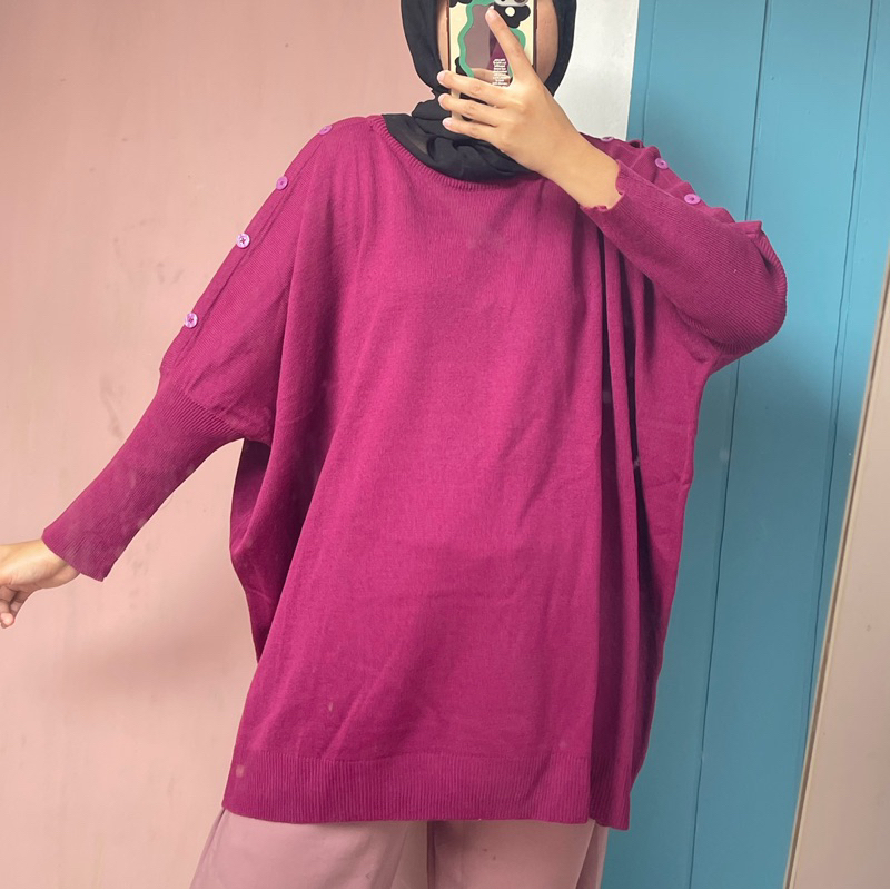 Dhea Batwing Bigsize - Atasan Blouse Wanita Terbaru