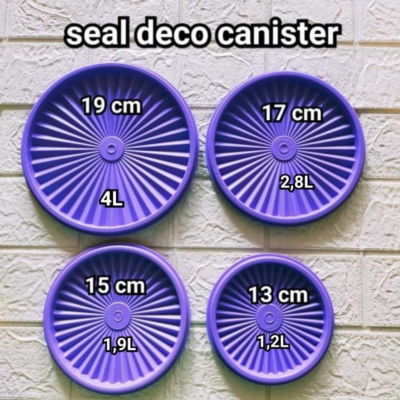 SEAL DECO CANISTER TUTUP TOPLES DECO (1)