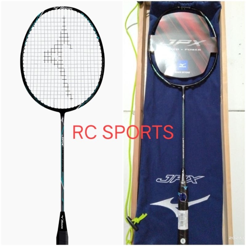Raket Mizuno Jpx Limited Edition Attack Plus 3U5 Stiff 30lbs Badminton