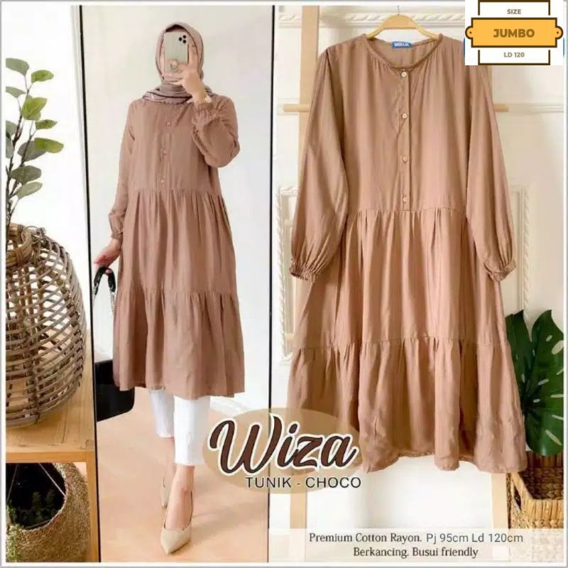 WIZA TUNIK JUMBO RAYON PREMIUM LD 130(XXXL)