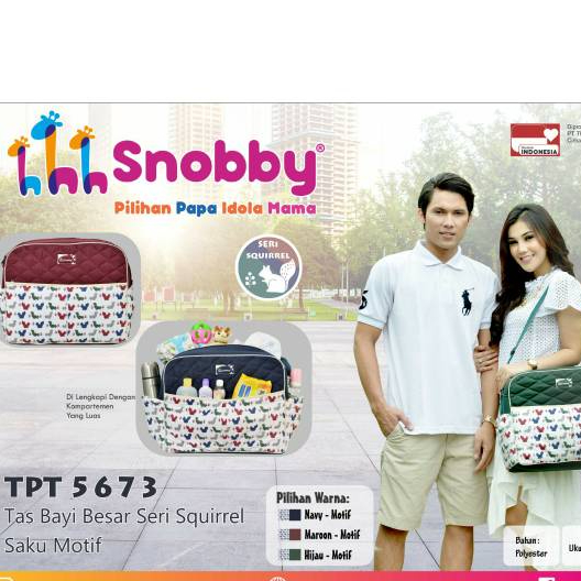 Snobby Tas Bayi Snobby Besar Squirrel Series - JB