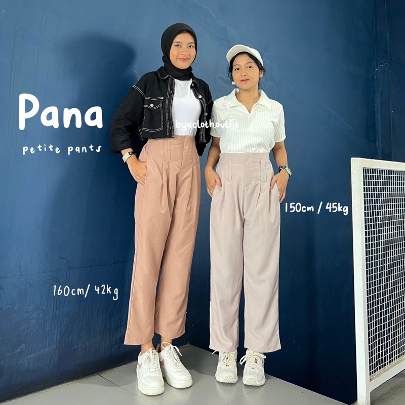 Pana Pants - Ankle Pants - Loose Pants for Petite Girls - Celana 7/8 Bahan Jatuh - Celana Kerja Wanita