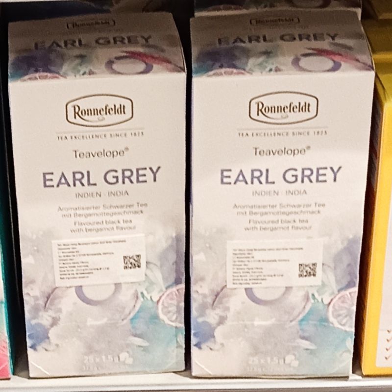 

Ronnefeldt Teavelope Earl Grey Organic Tea 25 bag Indien India